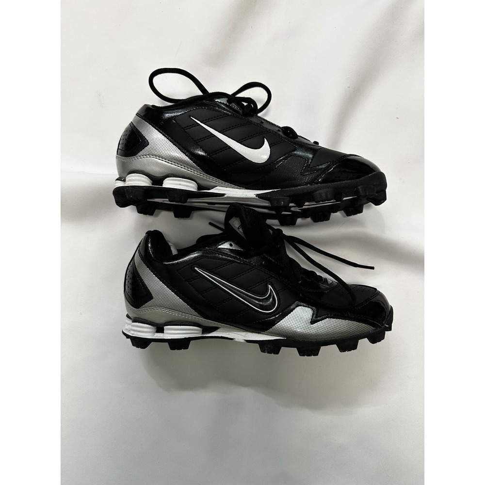 Nike Expand Tech Youth Baseball Cleats Black Silver Size 5Y - Picture 16 of 16